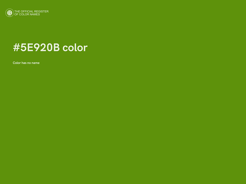 #5E920B color image