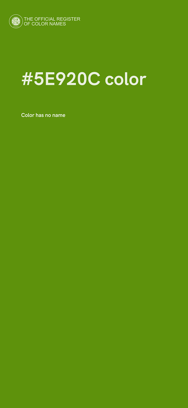 #5E920C color image