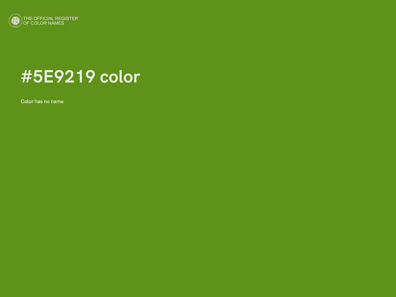 #5E9219 color image