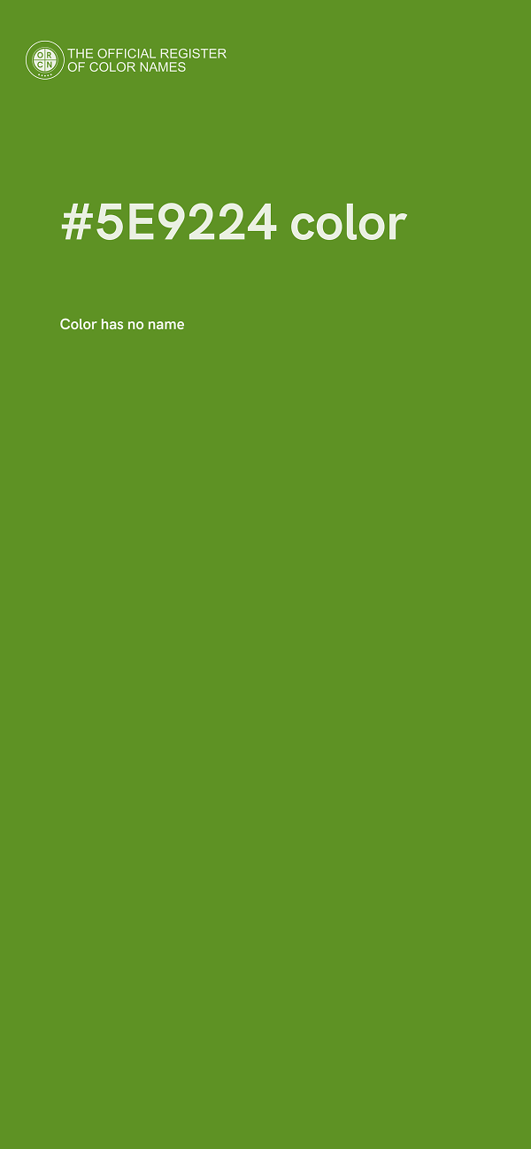 #5E9224 color image