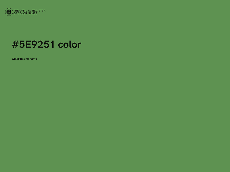 #5E9251 color image