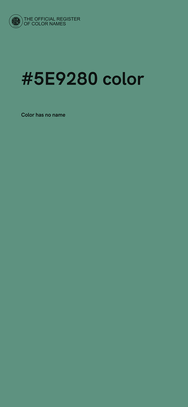 #5E9280 color image