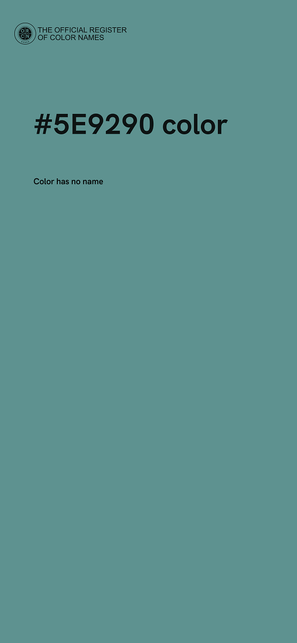 #5E9290 color image