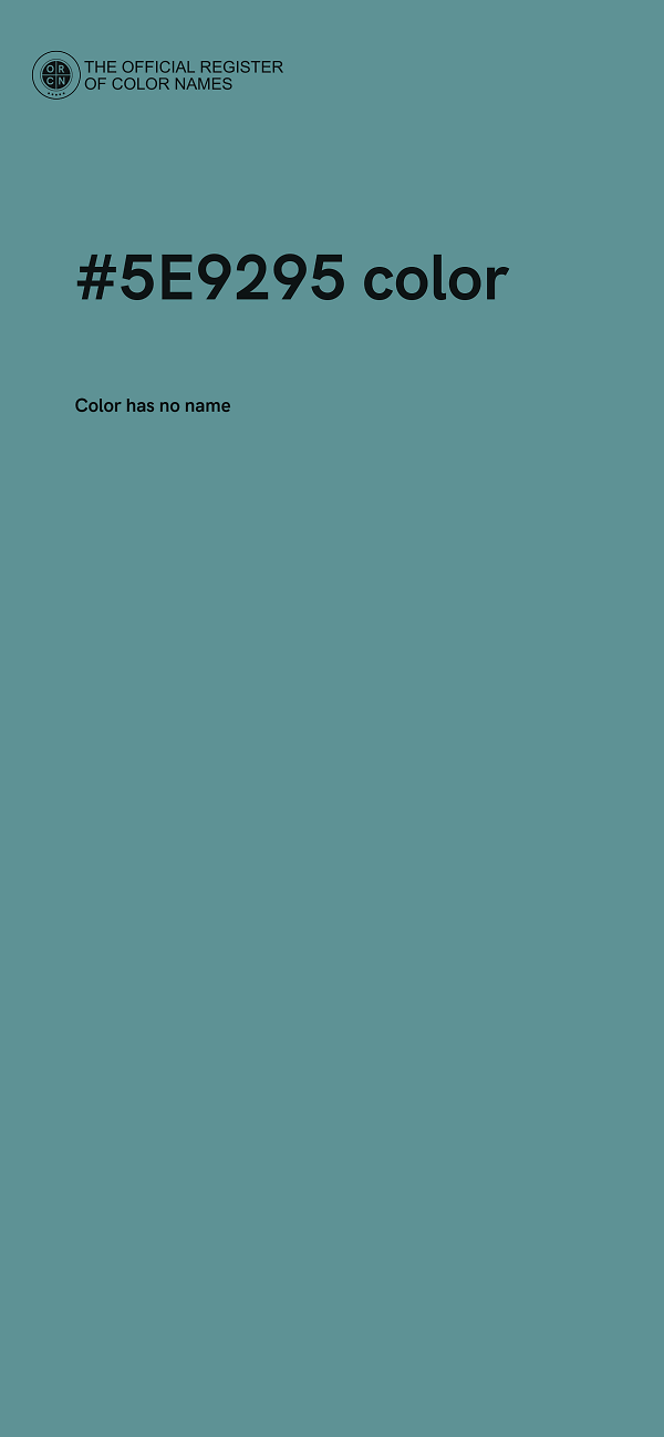 #5E9295 color image
