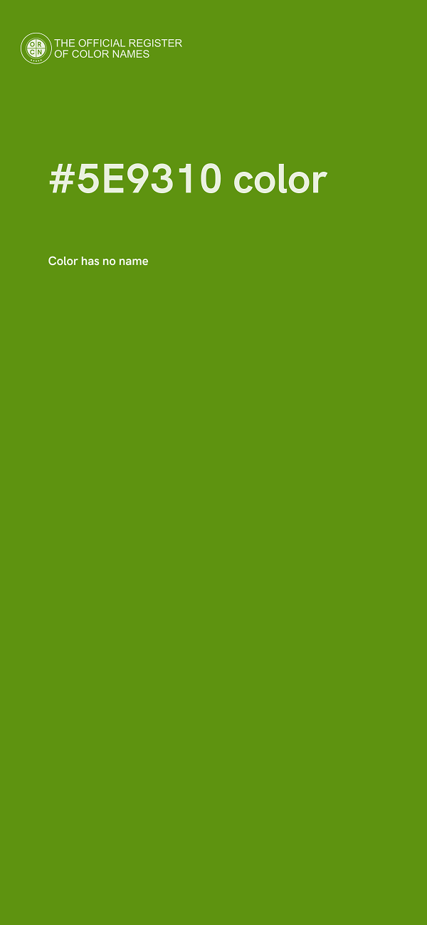 #5E9310 color image