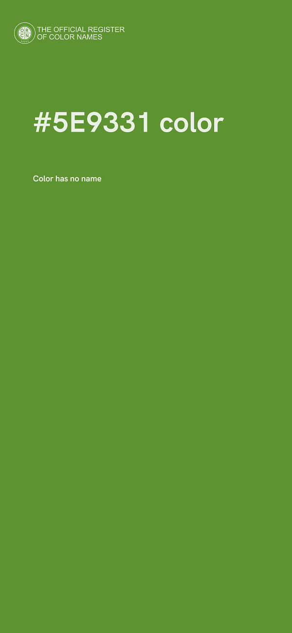 #5E9331 color image