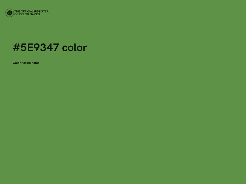 #5E9347 color image