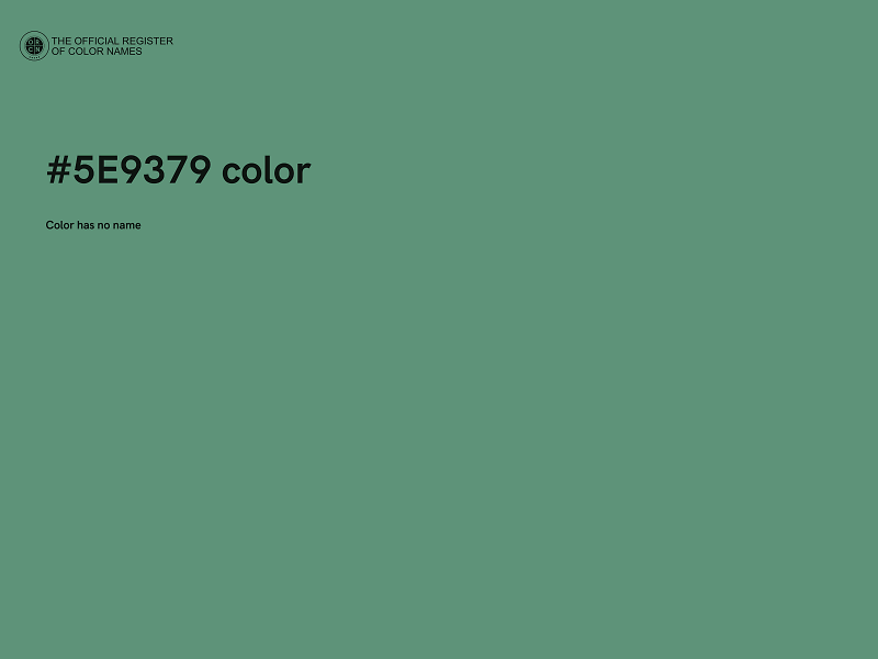 #5E9379 color image