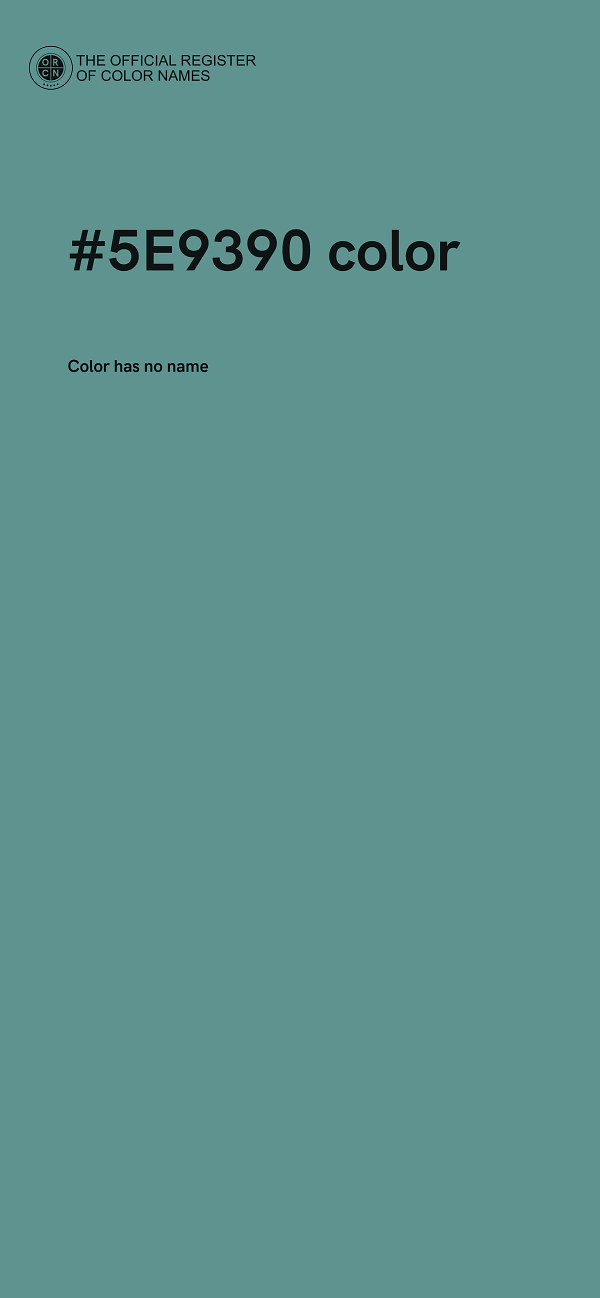 #5E9390 color image