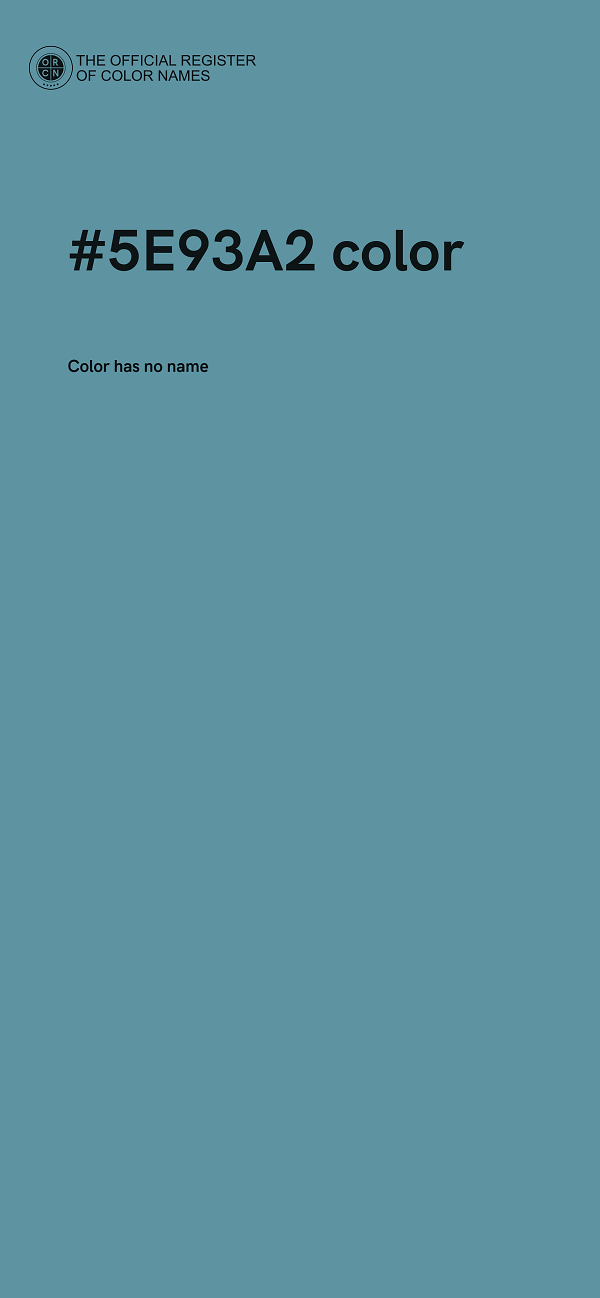 #5E93A2 color image