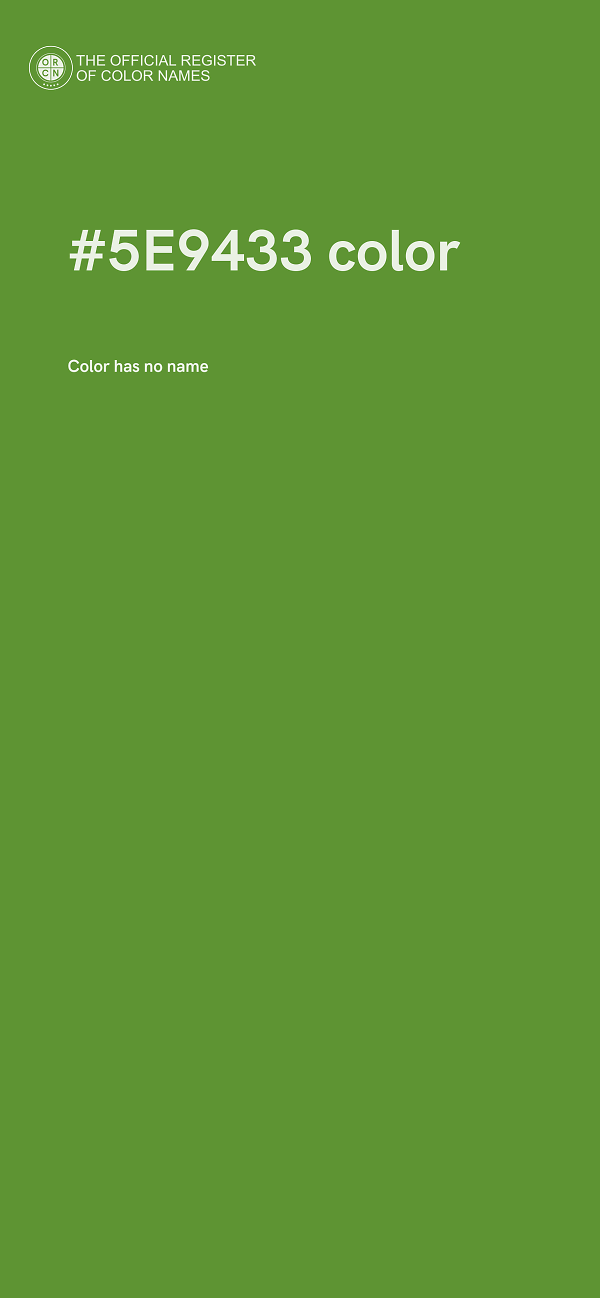 #5E9433 color image