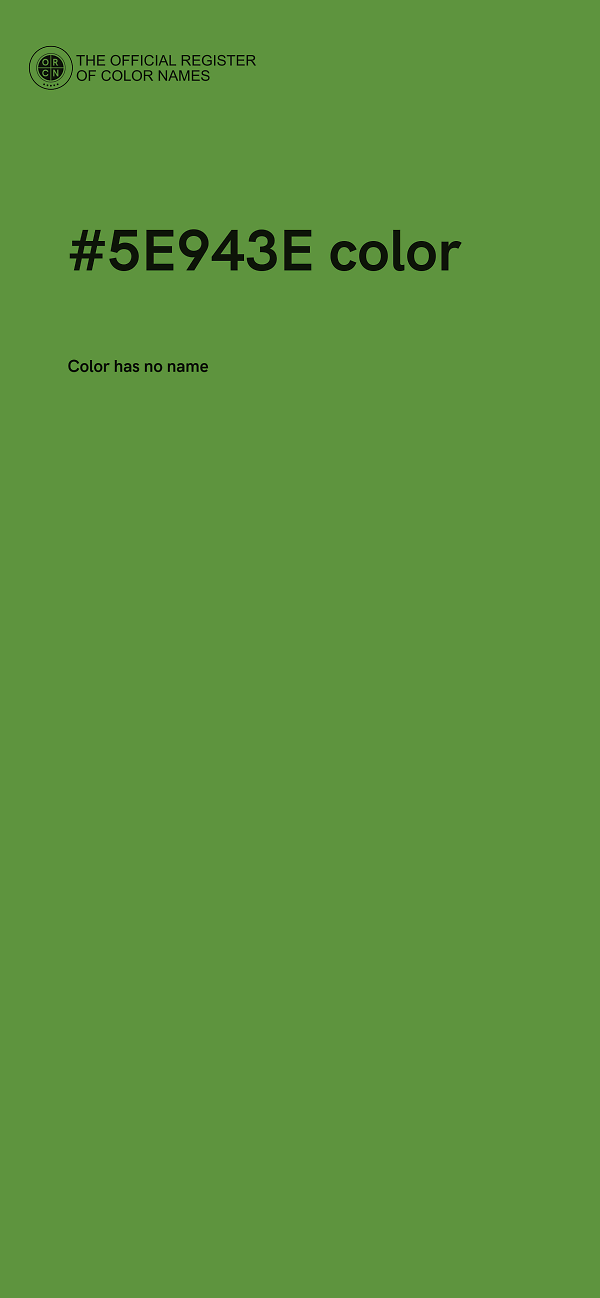#5E943E color image