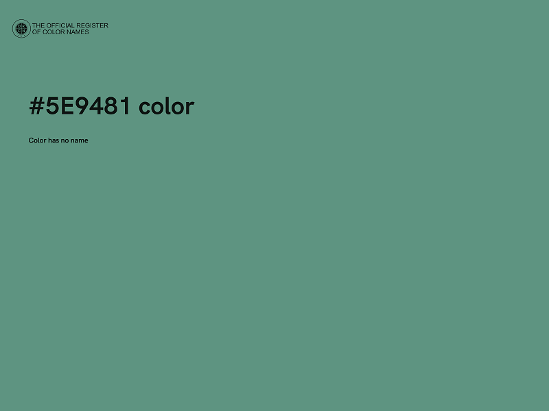 #5E9481 color image