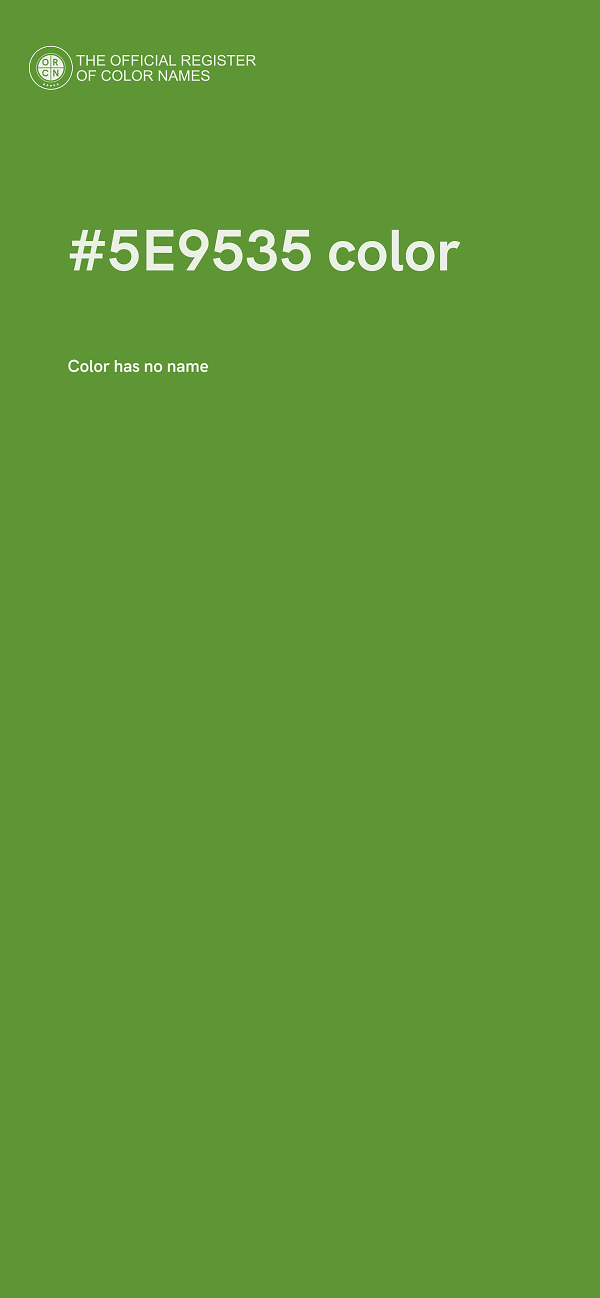 #5E9535 color image