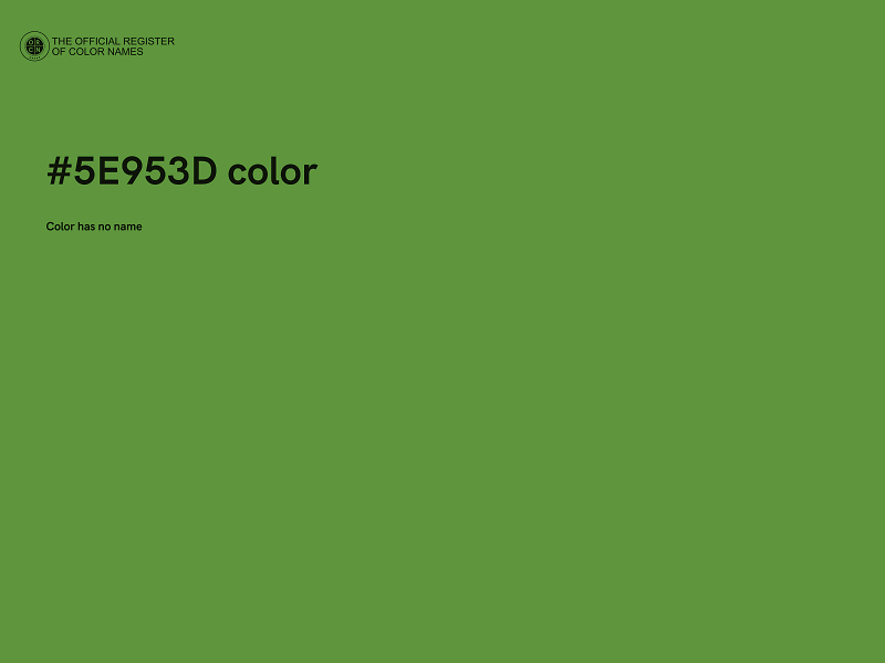 #5E953D color image