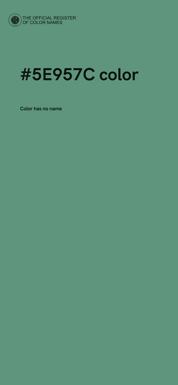 #5E957C color image