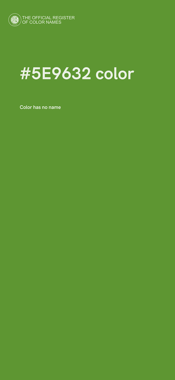 #5E9632 color image