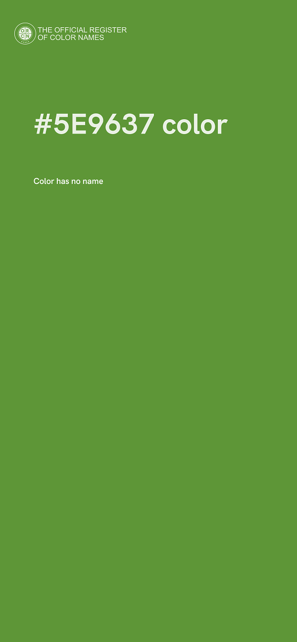 #5E9637 color image