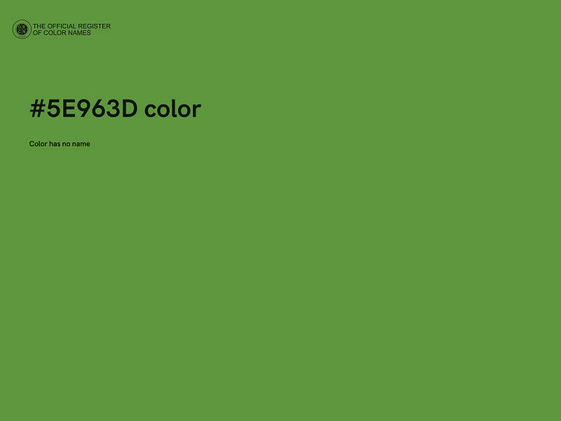 #5E963D color image