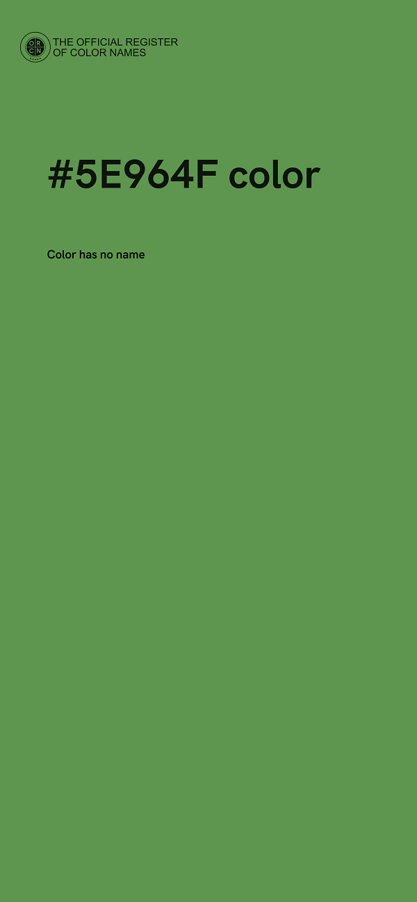 #5E964F color image