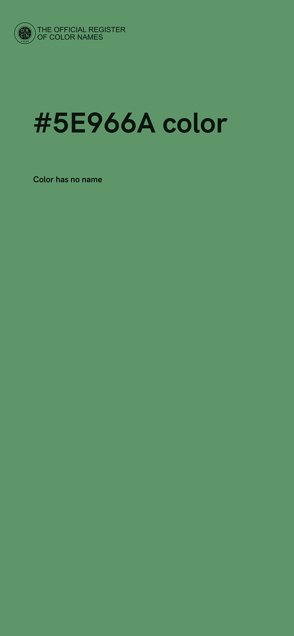#5E966A color image