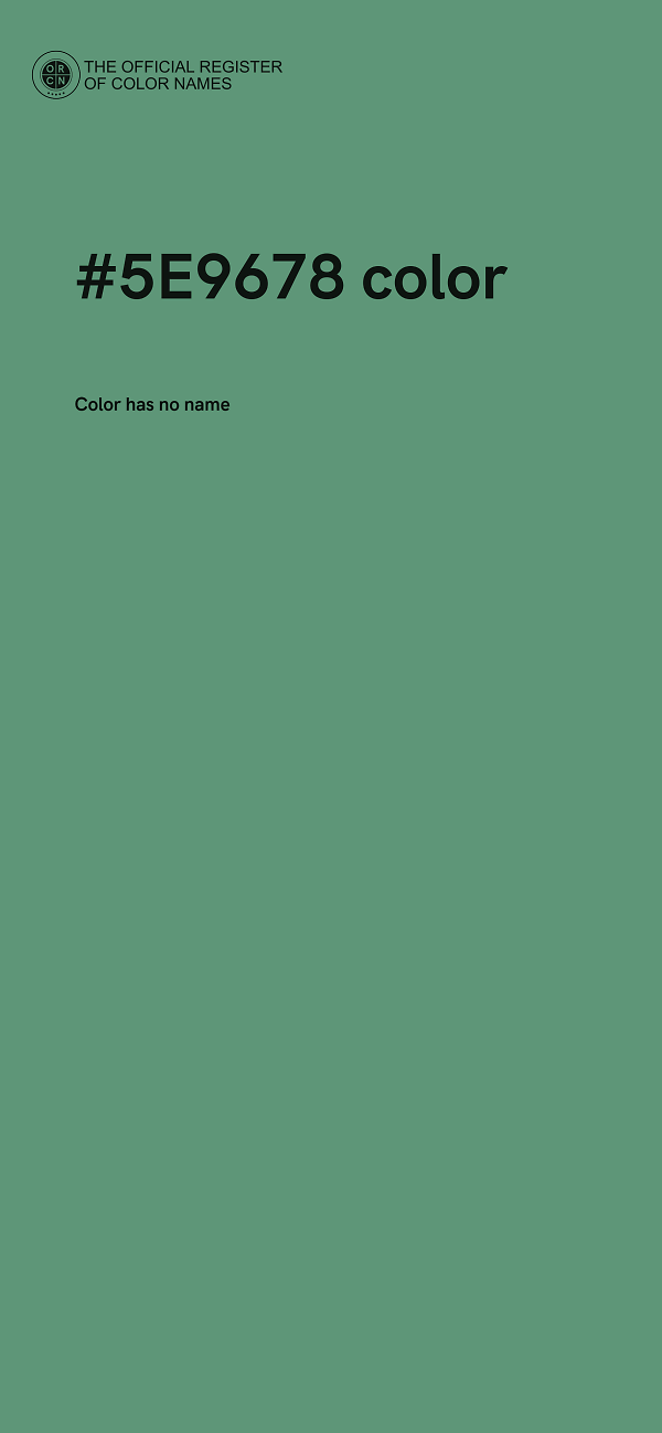 #5E9678 color image