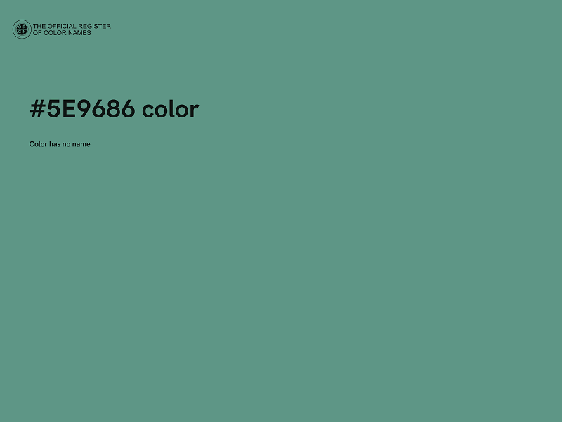 #5E9686 color image