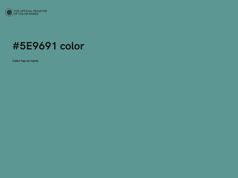 #5E9691 color image