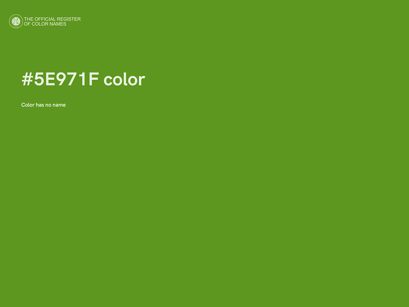 #5E971F color image