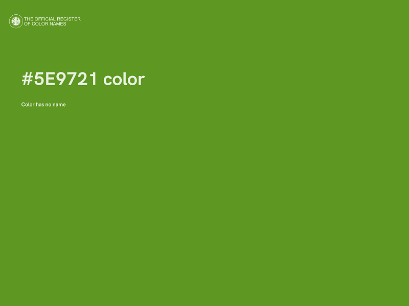 #5E9721 color image