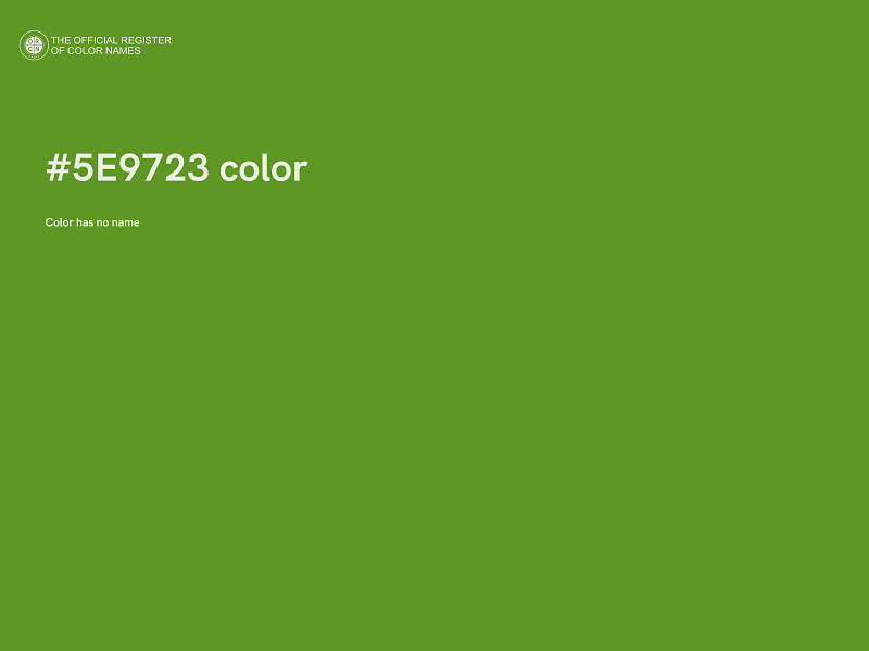 #5E9723 color image