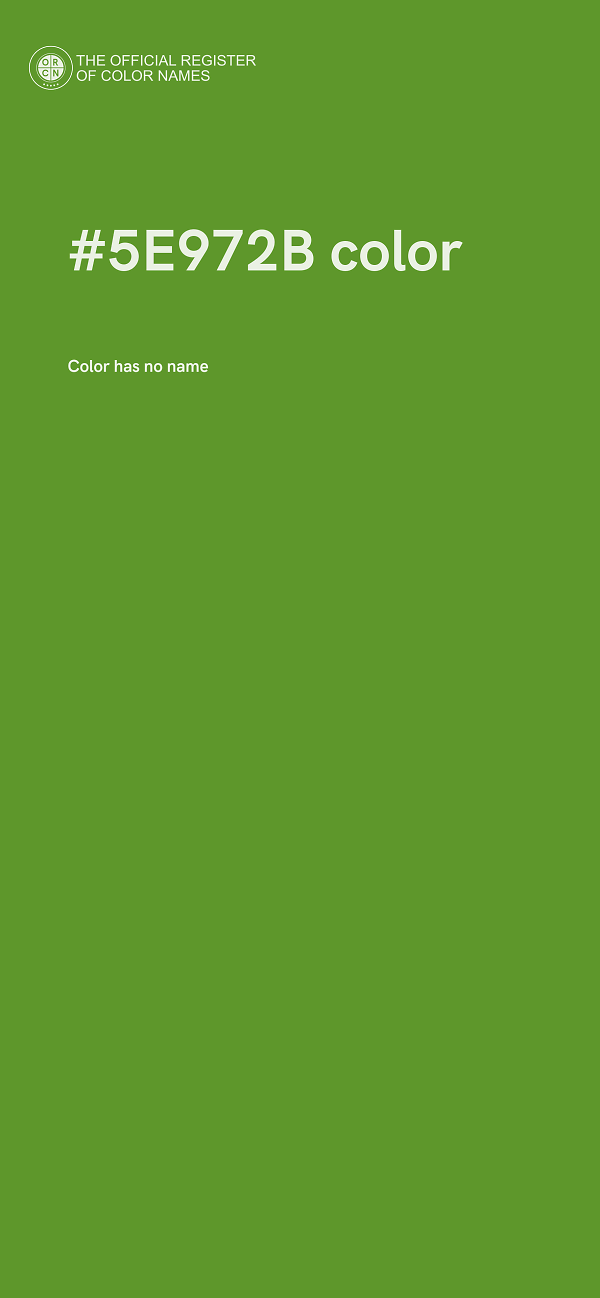 #5E972B color image