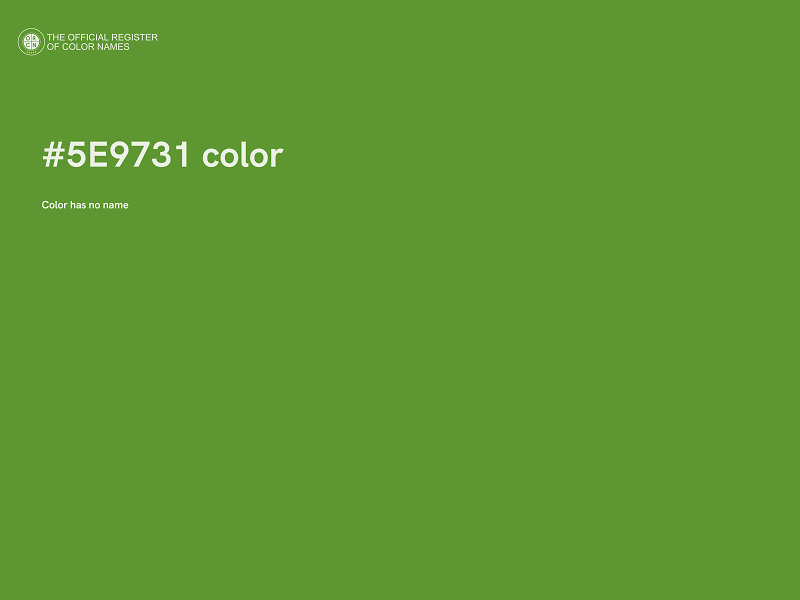 #5E9731 color image