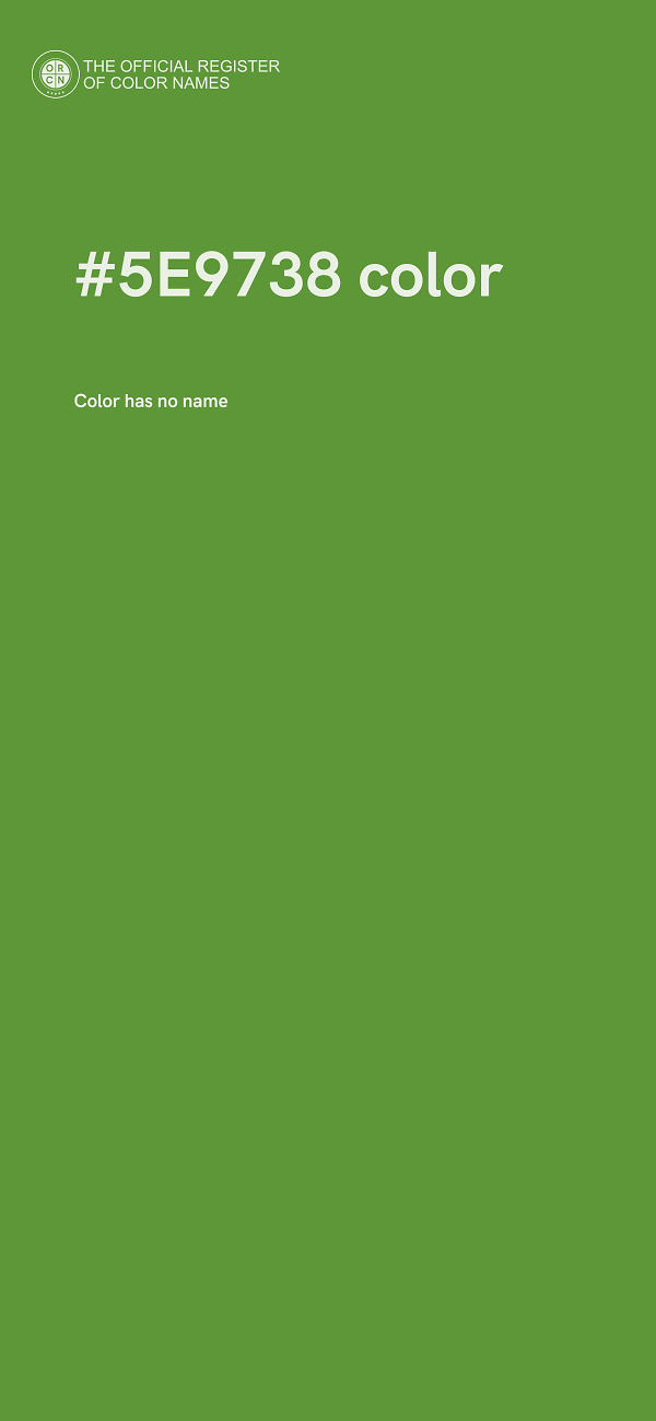 #5E9738 color image