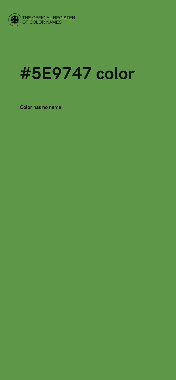 #5E9747 color image