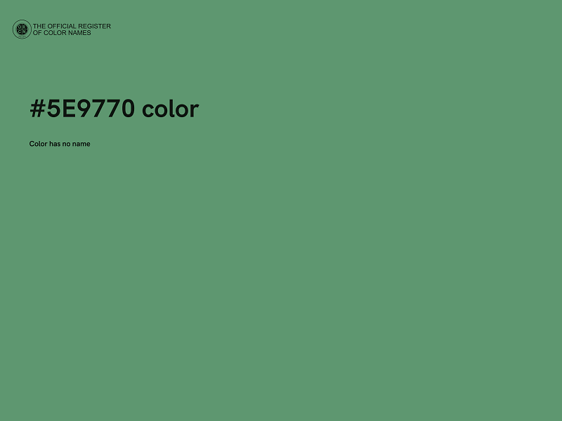 #5E9770 color image