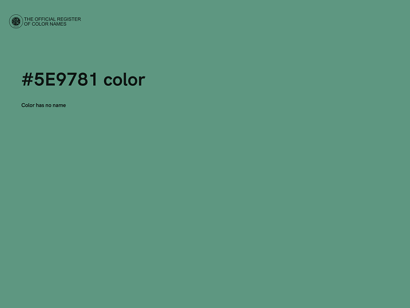 #5E9781 color image