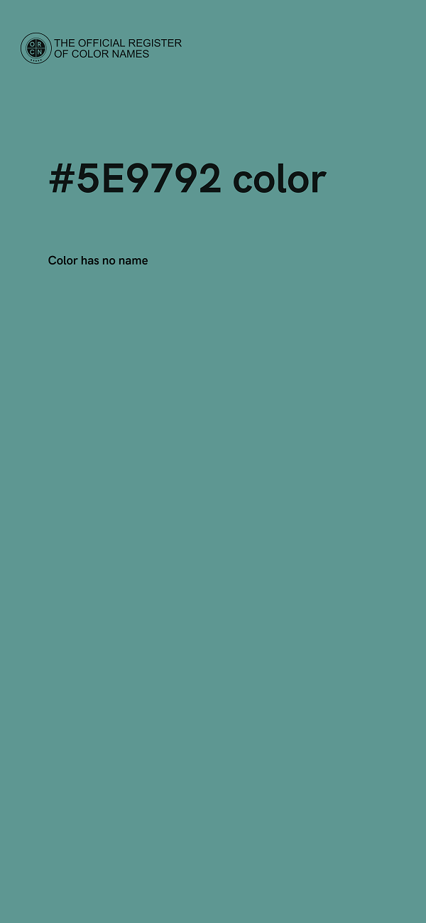 #5E9792 color image