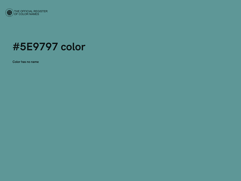 #5E9797 color image