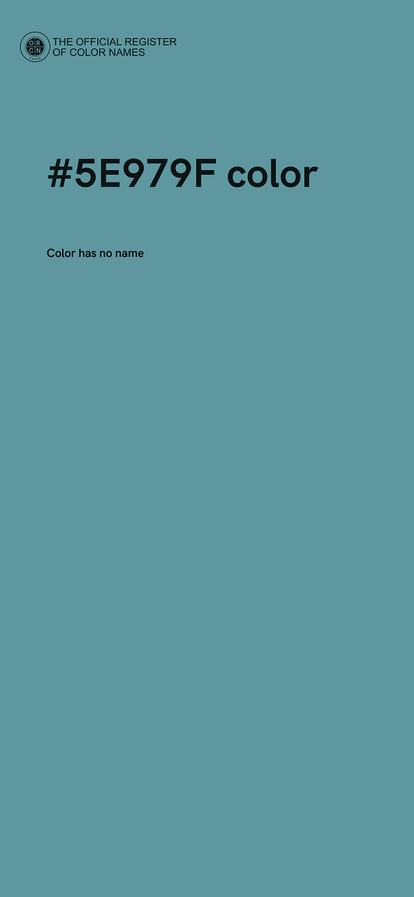 #5E979F color image
