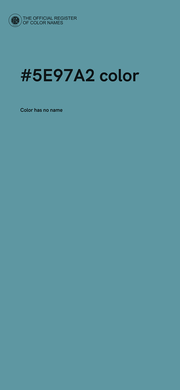 #5E97A2 color image
