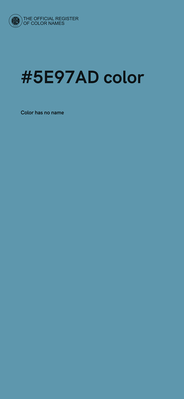 #5E97AD color image
