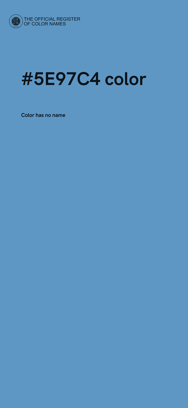 #5E97C4 color image