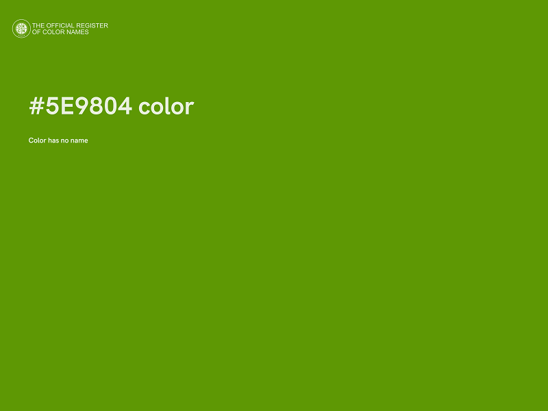 #5E9804 color image