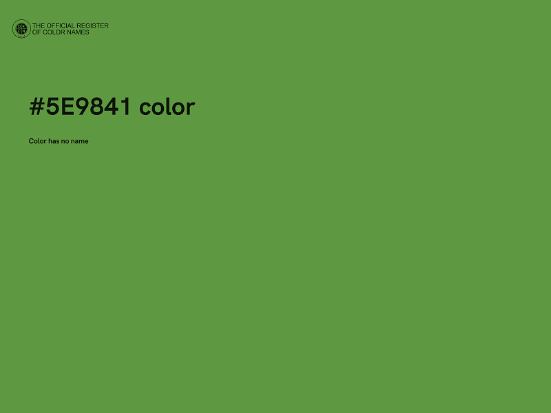 #5E9841 color image