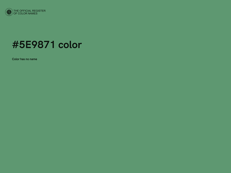 #5E9871 color image