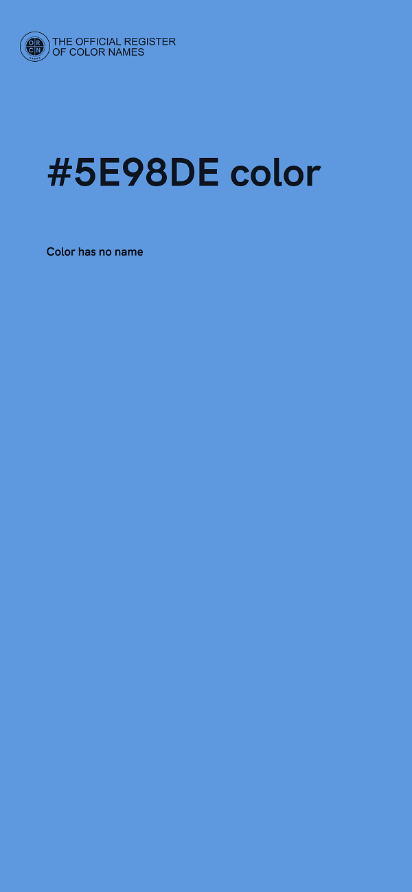 #5E98DE color image