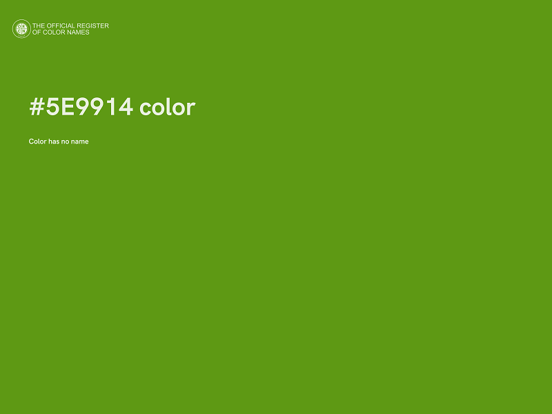 #5E9914 color image