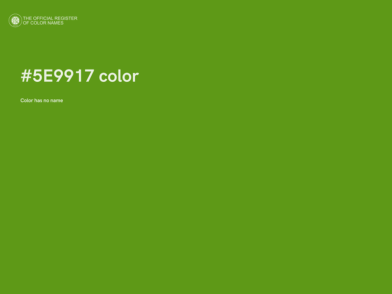 #5E9917 color image