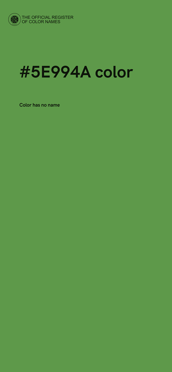 #5E994A color image